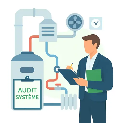 Audit Systèmes : chauffage, eau chaude et ventilation